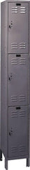 Hallowell - 3 Door, 3 Tier, ValueMax Wardrobe Lockers - Industrial Tool & Supply