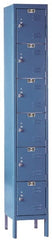 Hallowell - 6 Door, 6 Tier, Premium Box Lockers - Industrial Tool & Supply