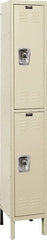 Hallowell - 2 Door, 2 Tier, Ready-Built Wardrobe & Box Lockers - Industrial Tool & Supply