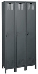 Hallowell - 3 Door, 1 Tier, ValueMax Wardrobe Lockers - Industrial Tool & Supply