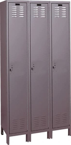 Hallowell - 3 Door, 1 Tier, ValueMax Wardrobe Lockers - Industrial Tool & Supply