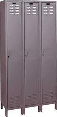Hallowell - 3 Door, 1 Tier, ValueMax Wardrobe Lockers - Industrial Tool & Supply