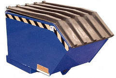 Vestil - Heavy-Duty Virgin Black Polyethylene Self-Dumping Hopper Poly Lid - Industrial Tool & Supply