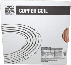 Mueller Industries - 20' Long, 3/8" OD, Grade Alloy 122 Copper Seamless Tube - 0.032" Wall Thickness - Industrial Tool & Supply