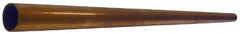 Mueller Industries - 5/8 Inch Outside Diameter x 5 Ft. Long, Copper Round Tube - 0.569 Inch Inside Diameter, 0.028 Inch Wall Thickness, Alloy 122 - Industrial Tool & Supply