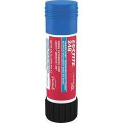 Loctite - 9 g Stick, Blue, Medium Strength Semisolid Threadlocker - Series 248, 24 hr Full Cure Time, Hand Tool, Heat Removal - Industrial Tool & Supply