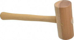 Garland - 1-3/8 Lb Head Wooden Mallet - 11" Long Wood Handle - Industrial Tool & Supply