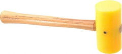 Garland - 1-1/4 Lb Head Plastic Mallet - 14" OAL, 14" Long Wood Handle - Industrial Tool & Supply