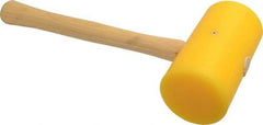 Garland - 2 Lb Head Plastic Mallet - 14" OAL, 16" Long Wood Handle - Industrial Tool & Supply
