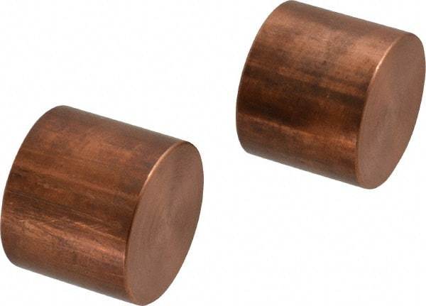 Garland - 1-1/2" Face Diam, Grade Medium, Hammer Tip/Face - Copper - Industrial Tool & Supply