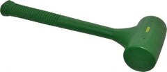 Garland - 48 oz Head 2-3/8" Face Diam Polyurethane Dead Blow Hammer - 14-1/2" OAL, Polyurethane Handle - Industrial Tool & Supply
