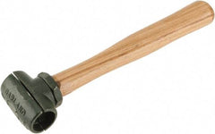 Garland - 1-1/2 Lb Head 1-1/4" Face Malleable Iron Split Head Hammer without Faces - Wood Handle - Industrial Tool & Supply