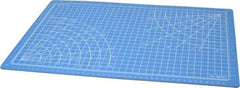 Excel - 18 x 12" Self Healing Cutting Mat - Blue, 3/32" Thick - Industrial Tool & Supply