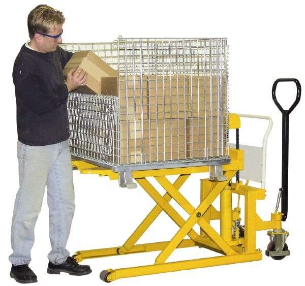 Vestil - Lifting Table Portable High Rise Skid Lifter Manual - Industrial Tool & Supply
