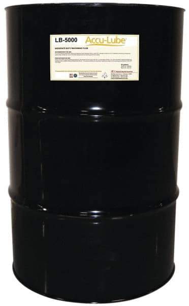 Accu-Lube - Accu-Lube LB-5000, 55 Gal Drum Cutting & Sawing Fluid - Natural Ingredients, For Machining - Industrial Tool & Supply