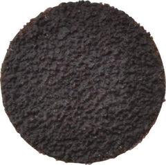 Tru-Maxx - 1" Disc Diam, 40 Grit, Aluminum Oxide Quick Change Disc - Type R Attaching System, Coated, Brown, Coarse Grade, 30,000 RPM - Industrial Tool & Supply