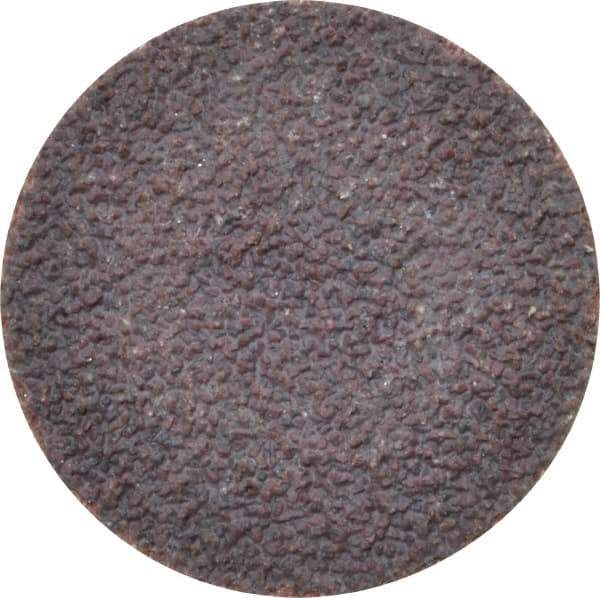 Tru-Maxx - 1" Disc Diam, 50 Grit, Aluminum Oxide Quick Change Disc - Type R Attaching System, Coated, Brown, Coarse Grade, 30,000 RPM - Industrial Tool & Supply