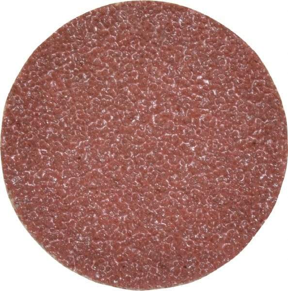Tru-Maxx - 1" Disc Diam, 60 Grit, Aluminum Oxide Quick Change Disc - Type R Attaching System, Coated, Brown, Medium Grade, 30,000 RPM - Industrial Tool & Supply