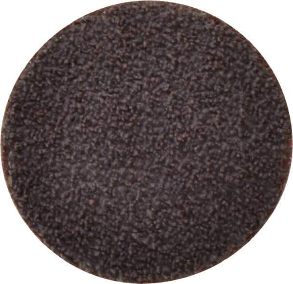 Tru-Maxx - 1-1/2" Disc Diam, 50 Grit, Aluminum Oxide Quick Change Disc - Type R Attaching System, Coated, Brown, Coarse Grade, 30,000 RPM - Industrial Tool & Supply