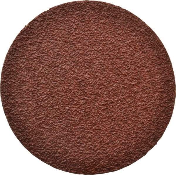 Tru-Maxx - 3" Disc Diam, 40 Grit, Aluminum Oxide Quick Change Disc - Type R Attaching System, Coated, Brown, Coarse Grade, 20,000 RPM - Industrial Tool & Supply