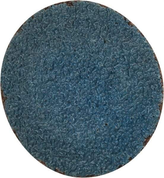 Tru-Maxx - 1" Disc Diam, 60 Grit, Zirconia Alumina Quick Change Disc - Type R Attaching System, Coated, Blue, Medium Grade, 20,000 RPM - Industrial Tool & Supply