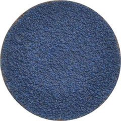 Tru-Maxx - 1" Disc Diam, 80 Grit, Zirconia Alumina Quick Change Disc - Type R Attaching System, Coated, Blue, Medium Grade, 20,000 RPM - Industrial Tool & Supply