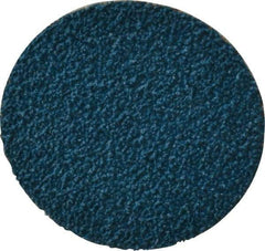 Tru-Maxx - 2" Disc Diam, 40 Grit, Zirconia Alumina Quick Change Disc - Type R Attaching System, Coated, Blue, Coarse Grade, 20,000 RPM - Industrial Tool & Supply