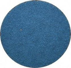 Tru-Maxx - 2" Disc Diam, 60 Grit, Zirconia Alumina Quick Change Disc - Type R Attaching System, Coated, Blue, Medium Grade, 20,000 RPM - Industrial Tool & Supply
