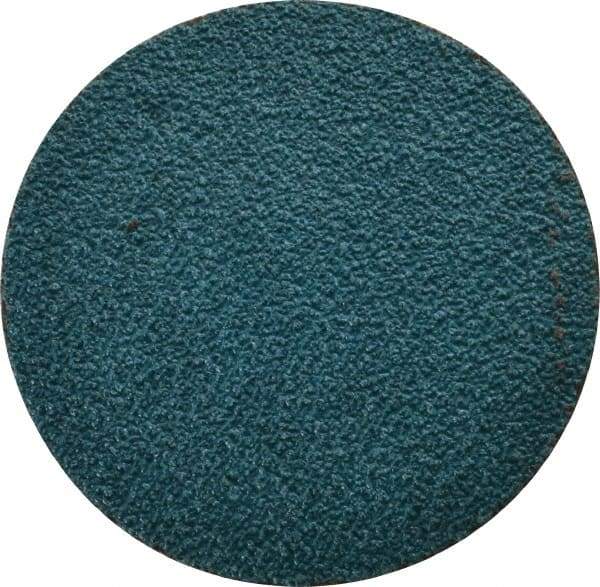 Tru-Maxx - 3" Disc Diam, 40 Grit, Zirconia Alumina Quick Change Disc - Type R Attaching System, Coated, Blue, Coarse Grade, 20,000 RPM - Industrial Tool & Supply