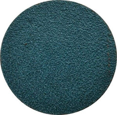 Tru-Maxx - 3" Disc Diam, 40 Grit, Zirconia Alumina Quick Change Disc - Type R Attaching System, Coated, Blue, Coarse Grade, 20,000 RPM - Industrial Tool & Supply