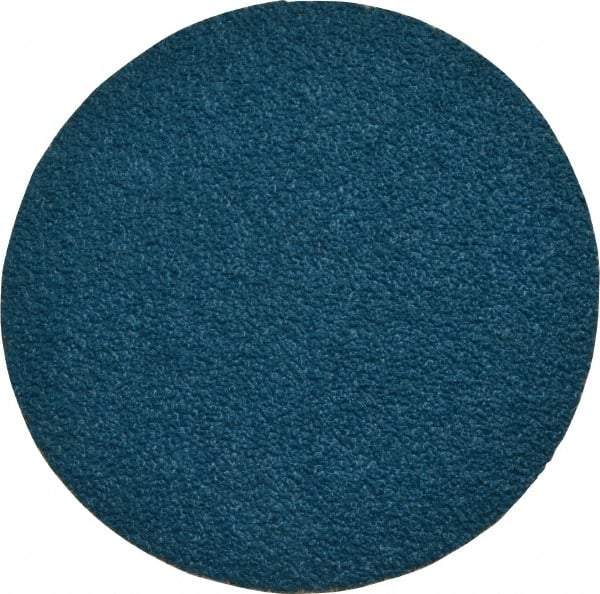 Tru-Maxx - 3" Disc Diam, 50 Grit, Zirconia Alumina Quick Change Disc - Type R Attaching System, Coated, Blue, Coarse Grade, 20,000 RPM - Industrial Tool & Supply
