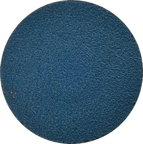 Tru-Maxx - 3" Disc Diam, 60 Grit, Zirconia Alumina Quick Change Disc - Type R Attaching System, Coated, Blue, Medium Grade, 20,000 RPM - Industrial Tool & Supply