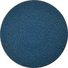 Tru-Maxx - 3" Disc Diam, 60 Grit, Zirconia Alumina Quick Change Disc - Type R Attaching System, Coated, Blue, Medium Grade, 20,000 RPM - Industrial Tool & Supply