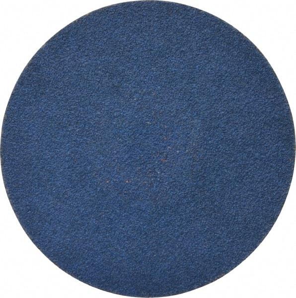 Tru-Maxx - 3" Disc Diam, 80 Grit, Zirconia Alumina Quick Change Disc - Type R Attaching System, Coated, Blue, Medium Grade, 20,000 RPM - Industrial Tool & Supply