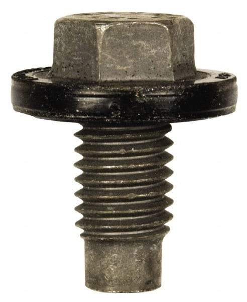 Dorman - Pilot Point Oil Drain Plug - M12x1.75 Thread, Molded Gasket - Industrial Tool & Supply