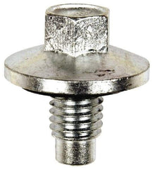 Dorman - Pilot Point Oil Drain Plug - M12x1.75 Thread, Inset Gasket - Industrial Tool & Supply