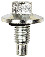 Dorman - Pilot Point Oil Drain Plug with Gasket - M12x1.75 Thread, Inset Gasket - Industrial Tool & Supply