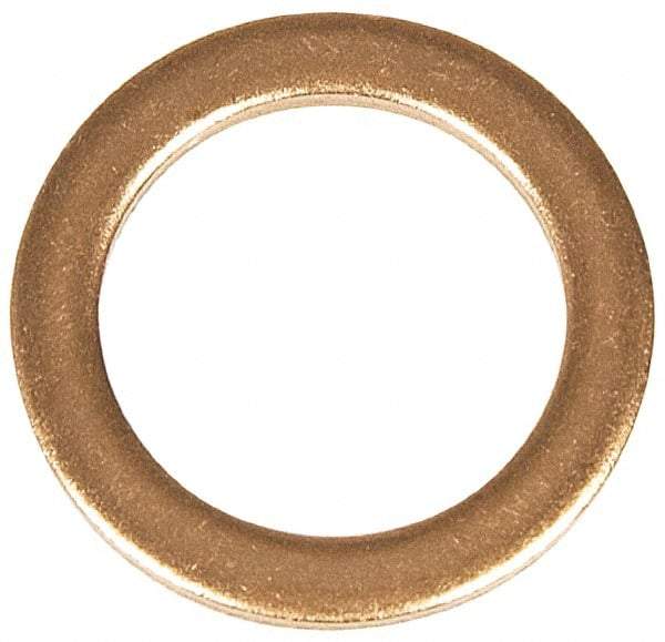 Dorman - 5/8 SO, 11/16 SAE, 11/16" ID x 1-1/16" OD Oil Drain Plug Gasket - 3/32" Thick, Copper - Industrial Tool & Supply