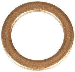 Dorman - 5/8 SO, 11/16 SAE, 11/16" ID x 1-1/16" OD Oil Drain Plug Gasket - 3/32" Thick, Copper - Industrial Tool & Supply