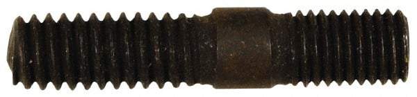 Dorman - 5/16-24 Long Thread, 5/16-18 Short Thread, 1-1/2" OAL Unequal Double Threaded Stud - Steel, Zinc-Plated Finish, 3/4" Long Thread Length, 1/2" Short Thread Length - Industrial Tool & Supply