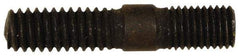Dorman - 5/16-24 Long Thread, 5/16-18 Short Thread, 1-1/2" OAL Unequal Double Threaded Stud - Steel, Zinc-Plated Finish, 3/4" Long Thread Length, 1/2" Short Thread Length - Industrial Tool & Supply