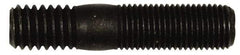 Dorman - 3/8-24 Long Thread, 3/8-16 Short Thread, 1-3/4" OAL Unequal Double Threaded Stud - Steel, Black Oxide Finish, 3/4" Long Thread Length, 1/2" Short Thread Length - Industrial Tool & Supply