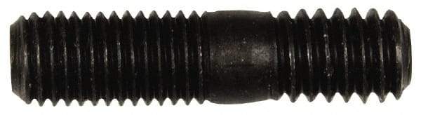 Dorman - 5/16-24 Long Thread, 5/16-18 Short Thread, 1-1/4" OAL Unequal Double Threaded Stud - Steel, Black Oxide Finish, 5/8" Long Thread Length, 7/16" Short Thread Length - Industrial Tool & Supply