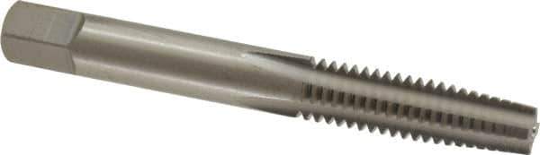 OSG - 5/16-18 UNC 4 Flute Bright Finish High Speed Steel Straight Flute Standard Hand Tap - Taper, Right Hand Thread, 2-23/32" OAL, 1-1/8" Thread Length, H2 Limit, Oversize - Exact Industrial Supply