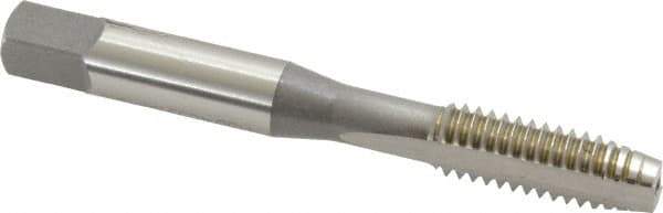OSG - 5/16-18 UNC 3B 2 Flute Bright Finish High Speed Steel Straight Flute Standard Hand Tap - Plug, Right Hand Thread, 2-23/32" OAL, 1-1/8" Thread Length, H3 Limit, Oversize - Exact Industrial Supply