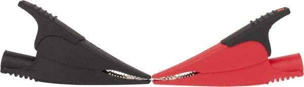 Fluke - Black/Red Electrical Test Equipment Clip Kit - Use with TL222, TL224 Test Lead - Industrial Tool & Supply