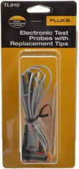 Fluke - Black/Red Electrical Test Equipment Probe - Use with TL910 Fluke Multimeters - Industrial Tool & Supply