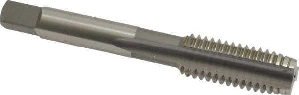 OSG - 1/2-13 UNC 3B 3 Flute Bright Finish High Speed Steel Straight Flute Standard Hand Tap - Plug, Right Hand Thread, 3-3/8" OAL, 1-21/32" Thread Length, H3 Limit, Oversize - Exact Industrial Supply