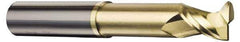 Accupro - 1", 2 Flute, Single End, Solid Carbide, 0.045" Corner Radius End Mill - 6" OAL, 45° Helix, Right Hand Flute, 1-1/4" LOC, Right Hand Cut, 3-5/8" Extended Reach - Industrial Tool & Supply
