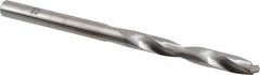 SGS - #8 118° Solid Carbide Jobber Drill - Bright Finish, Right Hand Cut, Spiral Flute, Straight Shank, 3" OAL, Faceted Point - Industrial Tool & Supply